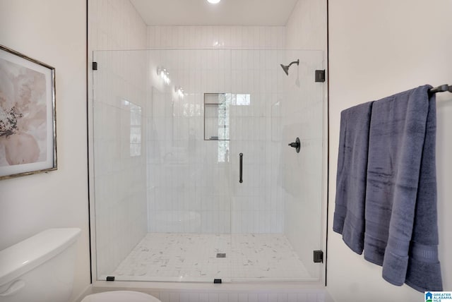 0571 Preserve Pkwy, Hoover, AL 35226 - bathroom featuring toilet and a stall shower