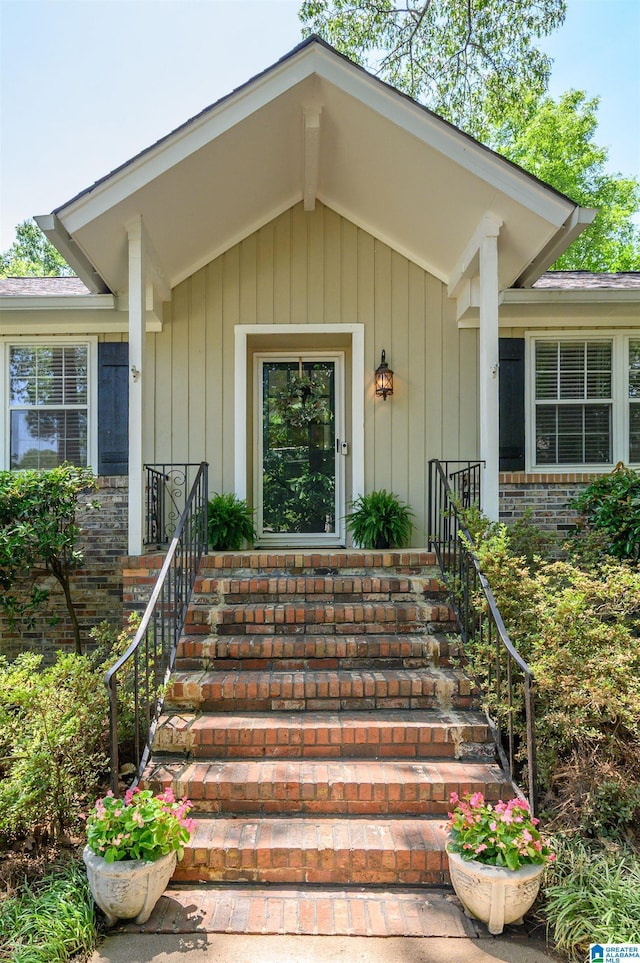 320 Cambo Ln, Hoover, AL 35244 - property entrance with brick siding