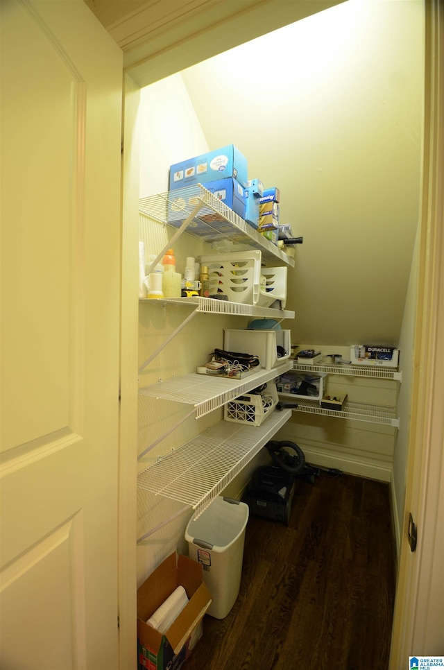 view of pantry