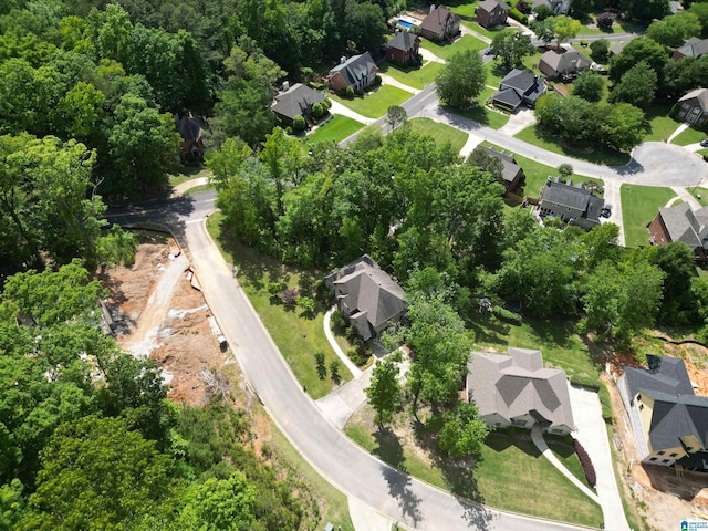 aerial view of property's location featuring nearby suburban area