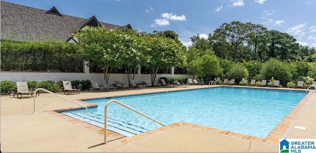 2232 Acton Park Cir, Birmingham, AL 35243 - community pool with a patio and fence