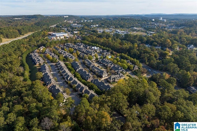 2232 Acton Park Cir, Birmingham, AL 35243 - aerial view of property's location with a forest