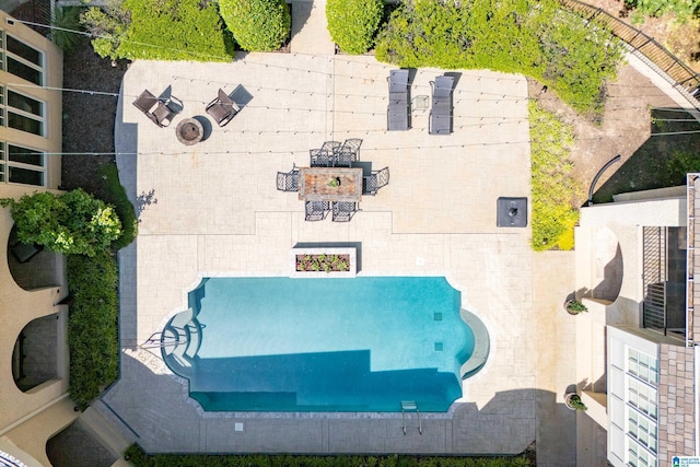 4035 Saint Charles Dr, Hoover, AL 35242 - view of subject property featuring a pool area