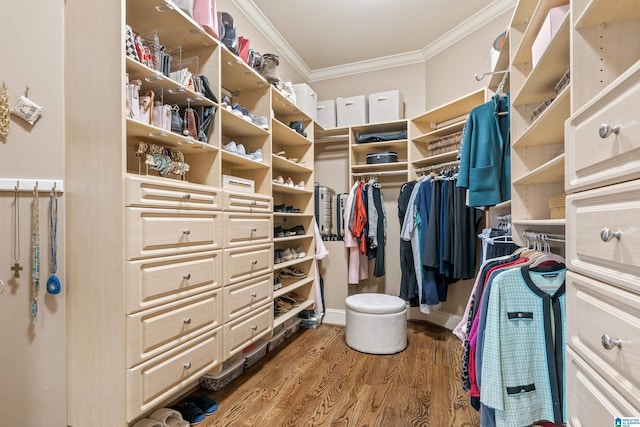 4035 Saint Charles Dr, Hoover, AL 35242 - spacious closet with wood finished floors