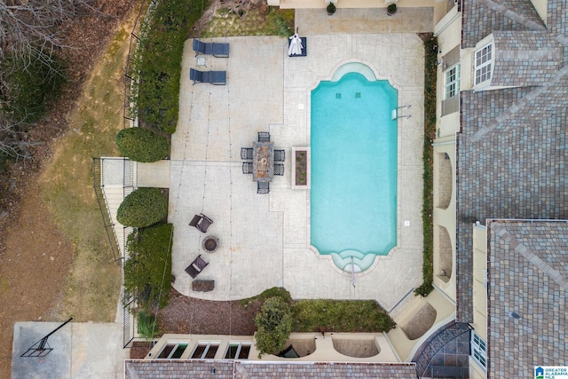 4035 Saint Charles Dr, Hoover, AL 35242 - view of subject property featuring a pool