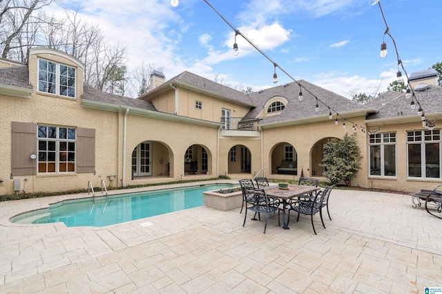 4035 Saint Charles Dr, Hoover, AL 35242 - swimming pool with a patio and outdoor dining space