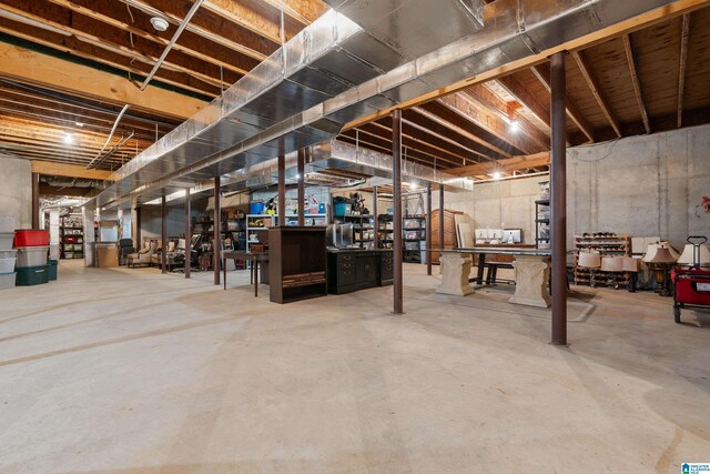 4035 Saint Charles Dr, Hoover, AL 35242 - view of unfinished basement