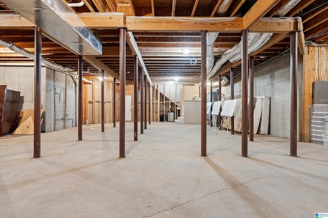 4035 Saint Charles Dr, Hoover, AL 35242 - view of unfinished below grade area