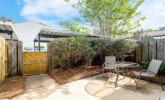 3657 Haven View Cir Unit 3657, Hoover, AL 35216 - view of patio with a gate and a fenced backyard
