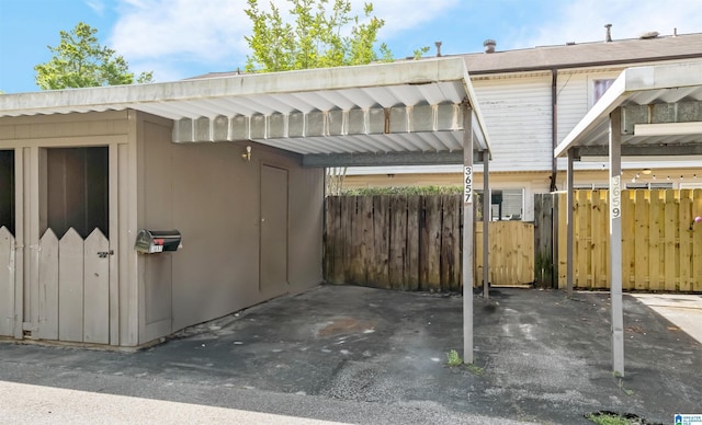 3657 Haven View Cir Unit 3657, Hoover, AL 35216 - covered parking lot featuring fence and a gate