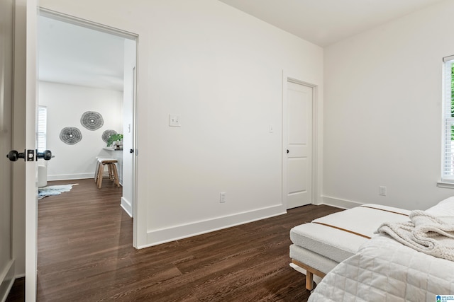 2213 3rd Ave S, Irondale, AL 35210 - bedroom with dark wood finished floors, baseboards, and multiple windows