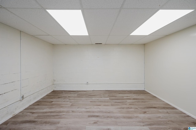 1492 Paul Allman Rd, Adger, AL 35006 - unfurnished room featuring a paneled ceiling and wood finished floors