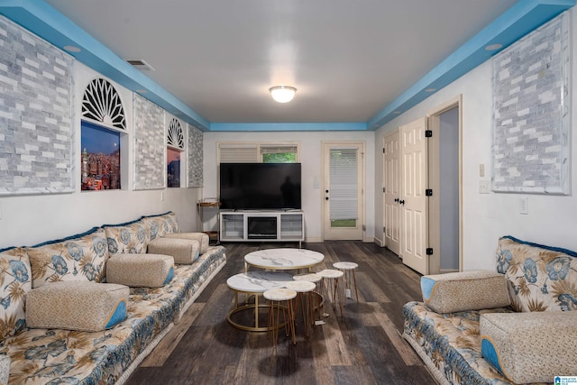 5308 Hickory Trce, Hoover, AL 35244 - living room featuring wood finished floors