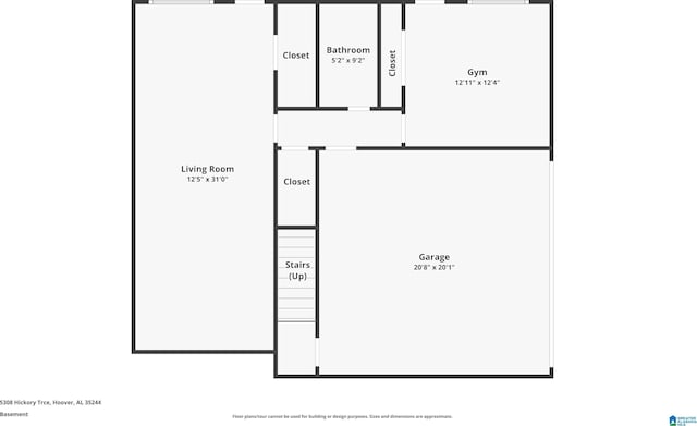5308 Hickory Trce, Hoover, AL 35244 - property floor plan