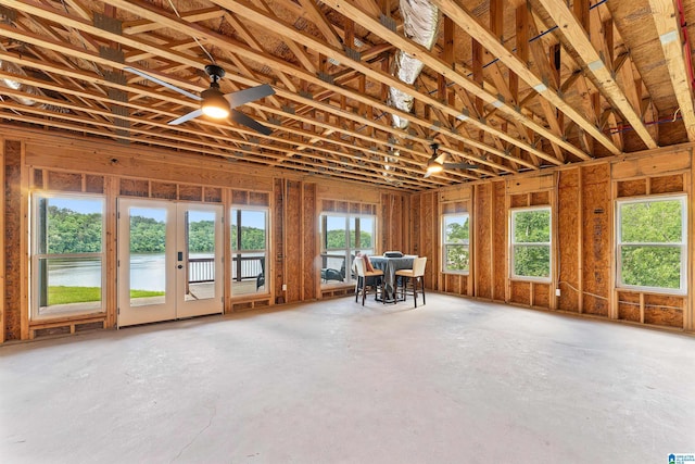 7 Stillwaters Trl, Sylacauga, AL 35151 - sunroom / solarium with french doors and a water view