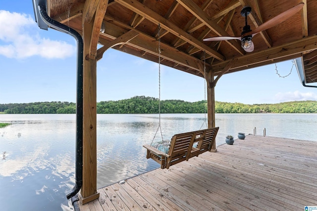 7 Stillwaters Trl, Sylacauga, AL 35151 - dock with a water view and a view of trees