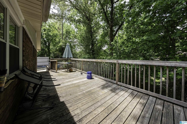 500 2nd Ter, Pleasant Grove, AL 35127 - deck with outdoor dining area