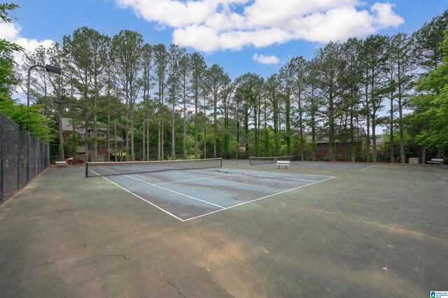 254 Macdonald Lake Rd, Springville, AL 35146 - view of tennis court with community basketball court and fence