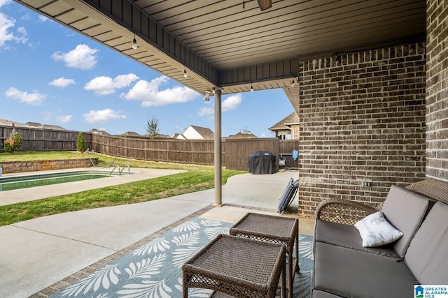 11411 Stella Way, Northport, AL 35475 - view of patio / terrace featuring a fenced backyard