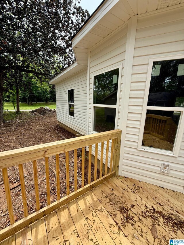 7209 Pamela St, Leeds, AL 35094 - view of wooden deck