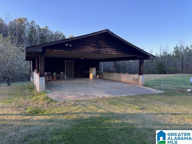 3585 County Road 26, Wadley, AL 36276 - garage with an attached carport
