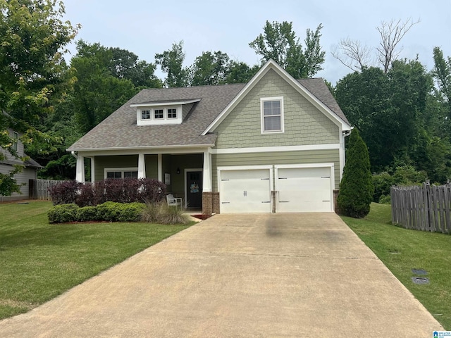 300 Braddock Rd W, Springville, AL 35146 - craftsman inspired home featuring a garage, concrete driveway, roof with shingles, and brick siding