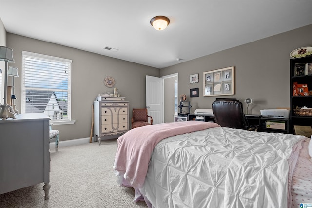 300 Braddock Rd W, Springville, AL 35146 - bedroom featuring light carpet, baseboards, and an office area