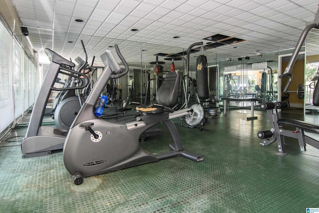 view of exercise room