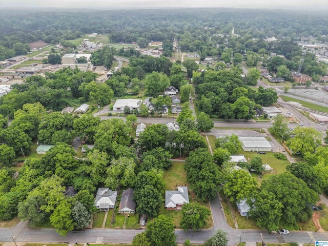 aerial perspective of suburban area