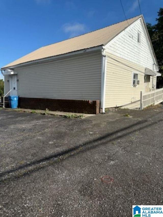 view of side of property