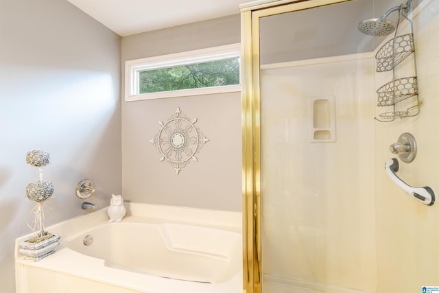 1834 Brandon Way, Bessemer, AL 35022 - bathroom with a stall shower and a garden tub