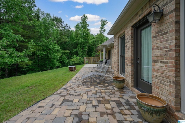 view of patio