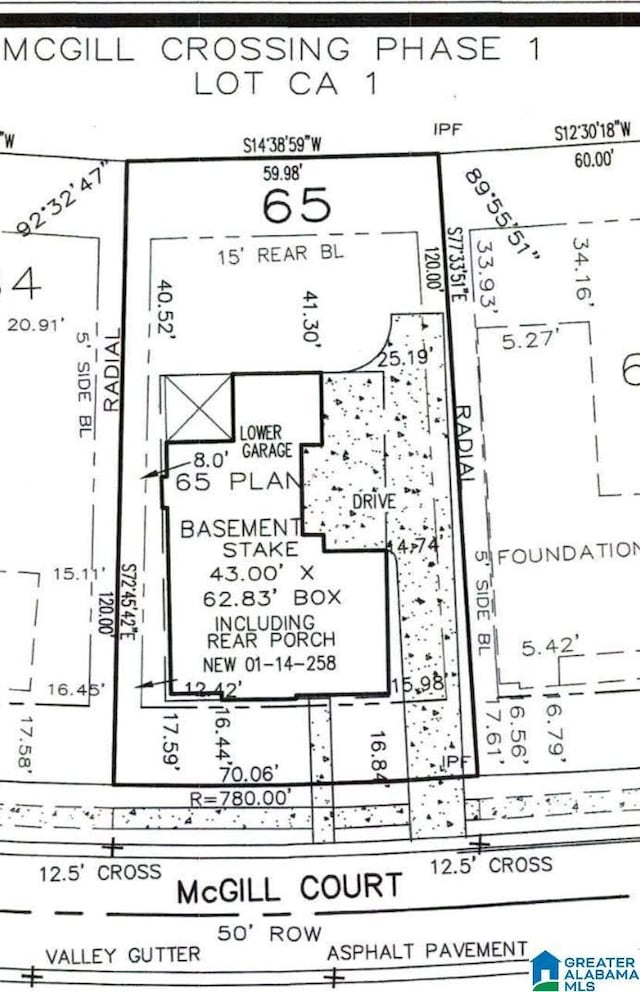 4731 Mcgill Ct, Hoover, AL 35226 - map / location
