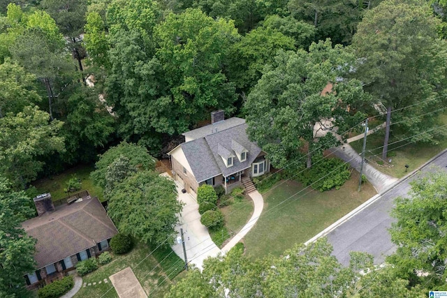 view of subject property