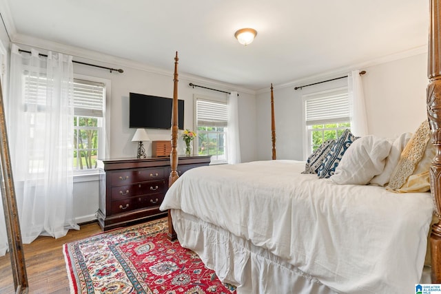 117 Morris Blvd, Homewood, AL 35209 - bedroom with crown molding and wood finished floors