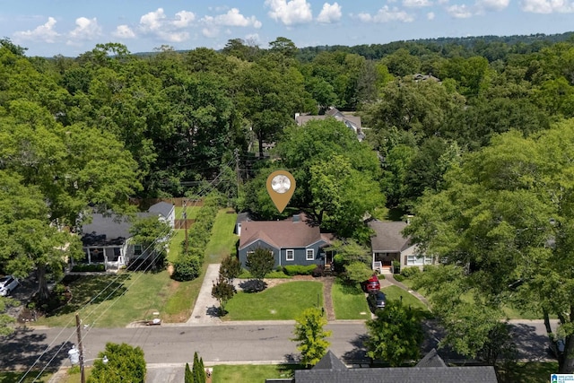 117 Morris Blvd, Homewood, AL 35209 - bird's eye view of a heavily wooded area