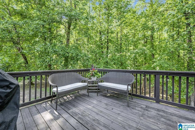 1408 W Acorn Way, Mount Olive, AL 35117 - view of wooden deck
