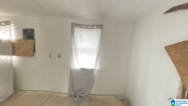 view of spare room