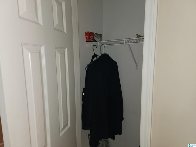 view of closet