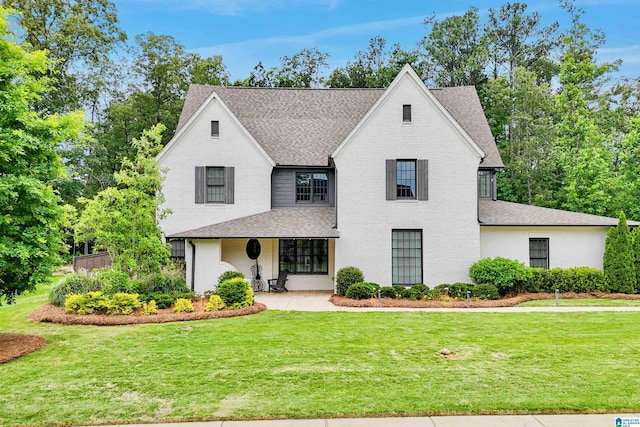 2126 Raines Run, Birmingham, AL 35242 - view of front of home with a shingled roof, a front lawn, and brick siding