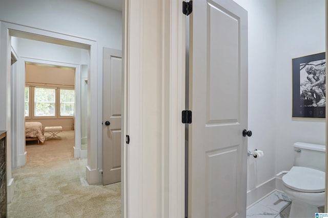 2126 Raines Run, Birmingham, AL 35242 - bathroom with toilet and baseboards