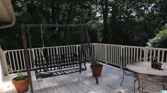 view of deck
