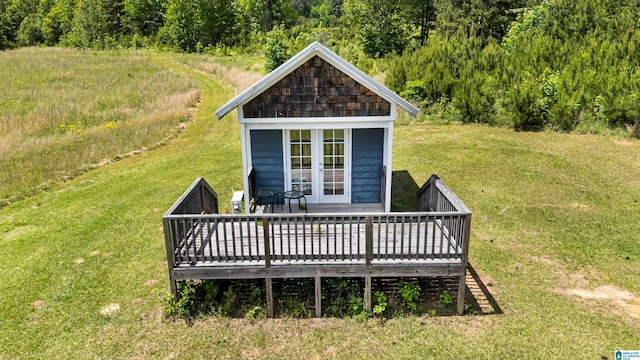 390 Chamblee Ln, Warrior, AL 35180 - view of outdoor structure with a view of trees and an outbuilding