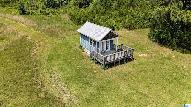 390 Chamblee Ln, Warrior, AL 35180 - view from above of property featuring a heavily wooded area