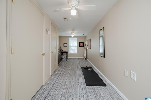 1209 29th St S, Birmingham, AL 35205 - corridor with light carpet and baseboards