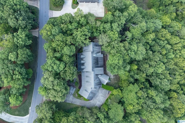 aerial view of property's location