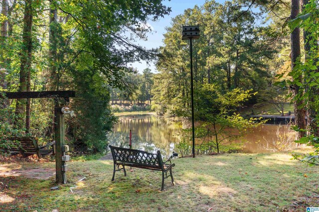 3400 Autumn Haze Ln, Birmingham, AL 35242 - view of green lawn featuring a water view