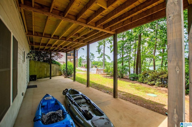 view of patio