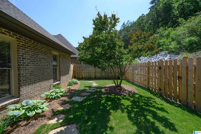 view of yard