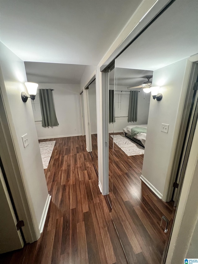 1329 31st St Unit C, Birmingham, AL 35205 - hallway featuring wood finished floors and baseboards